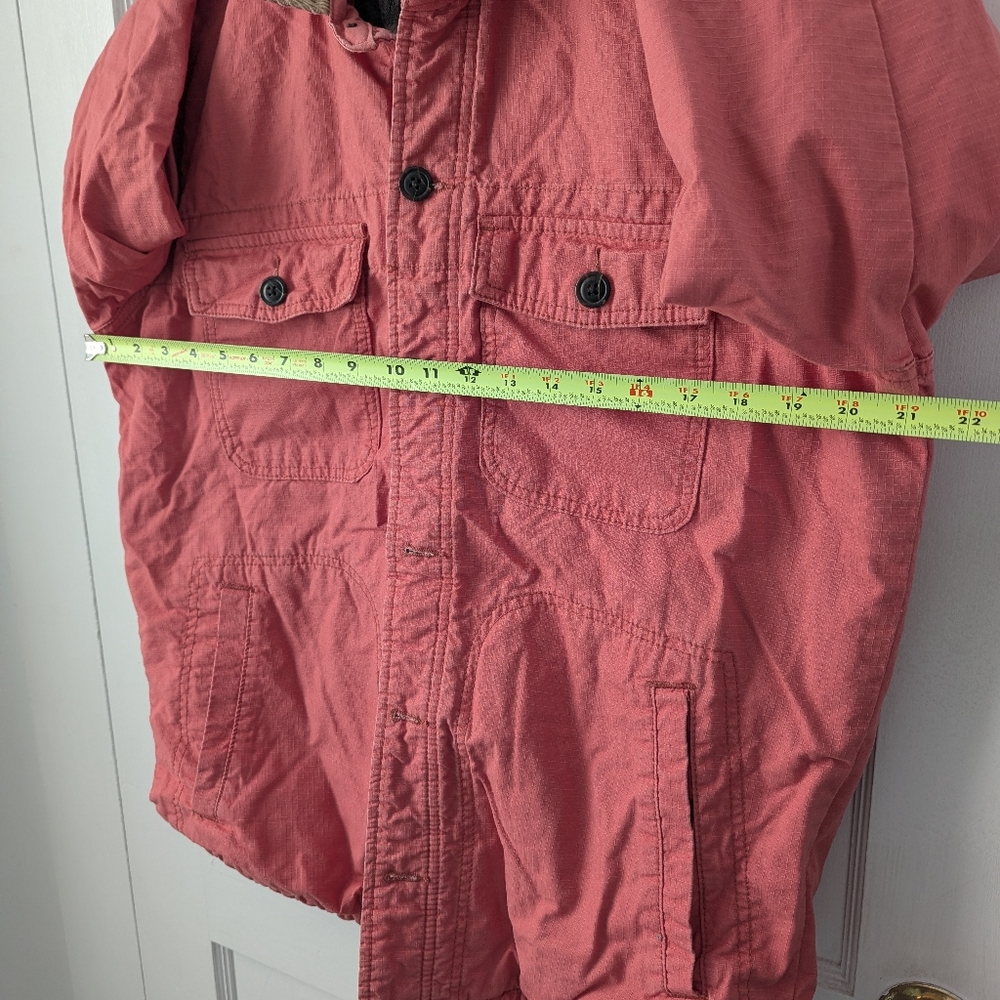 Abercrombie & Fitch Barn Jacket Corduroy Collar Flannel Lined Size Medium Men's - Picture 8 of 9